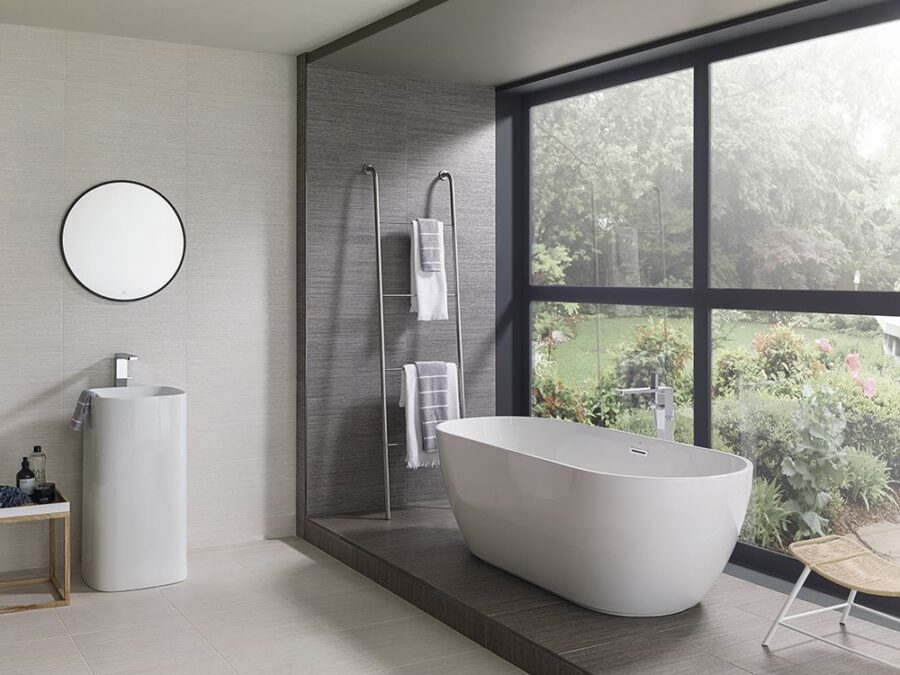 Porcelanosa Japan Blanco Floor Tile 44.3x44.3