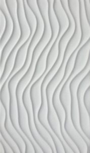 Wave White Metallic 20x33