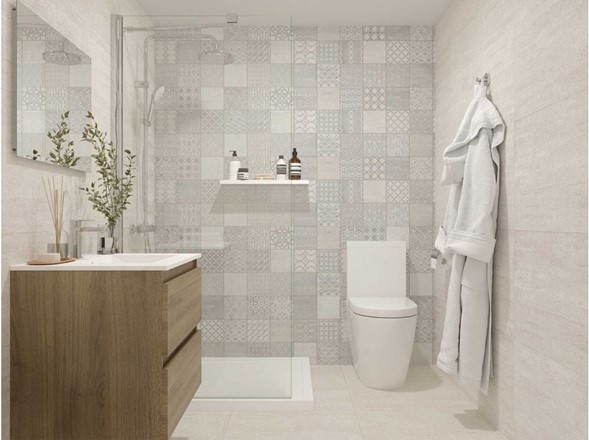 Porcelanosa Nantes Caliza Floor Tile 44.3x44.3